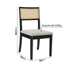 Kit 6 Cadeiras Madeira Maciça Tiê Cabecasa Madeiraoriginals P