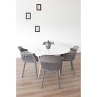 Kit 6 Cadeiras Marcela   Cinza