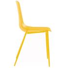 Kit 6 Cadeiras Miami Abi Fratini Polipropileno Cor Amarelo Ba