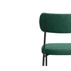 Kit 6 Cadeiras Mona Espresso Móveis Verde/preto