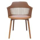 Kit 6 Cadeiras Montreal Marcela Fratini Almofada Em Pu Estrut