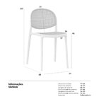 Kit 6 Cadeiras Mumbai