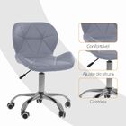 Kit 6 Cadeiras Office Eiffel Slim Ajustável Base Giratória -