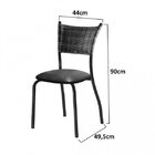 Kit 6 Cadeiras Para Cozinha Junco Sintético Mais Acessórios P