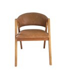 Kit 6 Cadeiras Para Mesa De Jantar Com Encosto Curvo Em Madei