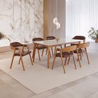 Kit 6 Cadeiras Para Mesa De Jantar Gaia