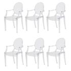 Kit 6 Cadeiras Para Mesa De Jantar Restaurantes Eventos Varan