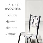 Kit 6 Cadeiras Para Sala De Jantar Ametista Katar / Preto