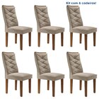 Kit 6 Cadeiras Para Sala De Jantar Germany Espresso Móveis Ch