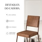 Kit 6 Cadeiras Para Sala De Jantar Napoli Marrom