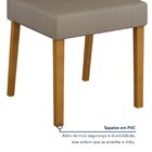 Kit 6 Cadeiras Para Sala De Jantar Pés Em Madeira Maciça Mari