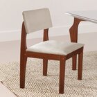 Kit 6 Cadeiras Para Sala De Jantar Turim Castanho Prêmio/crem