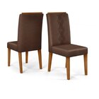 Kit 6 Cadeiras Para Sala De Jantar Yasmin Freijó/moca