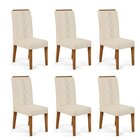 Kit 6 Cadeiras Para Sala De Jantar Yasmin Freijo/neve