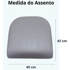 Kit 6 Cadeiras Paris Branca Cozinha Aço Tubolar Confortável J