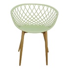 Kit 6 Cadeiras Poltrona Clarice Sidera Nest Web C/ Apoio De B