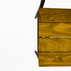 Kit 6 Cadeiras Portugal De Madeira Pinus Estilo Industrial