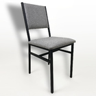 Kit 6 Cadeiras Portugal Estofadas Estilo Industrial - Cinza