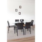 Kit 6 Cadeiras Revestimento Pvc Amanda Marrom