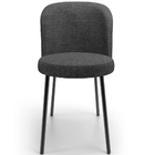 Kit 6 Cadeiras Sala De Jantar Estofada Gavi L02 Linho Cinza E