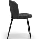 Kit 6 Cadeiras Sala De Jantar Estofada Gavi L02 Linho Cinza E