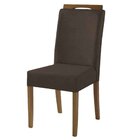 Kit 6 Cadeiras Sala De Jantar Estofadas D-28 100% Madeira Hel