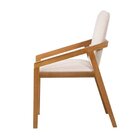 Kit 6 Cadeiras Sala De Jantar Pequi Com Braço Cabecasa Madeir