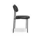 Kit 6 Cadeiras Stela Fixacourino Preto Sala De Jantar - Valli