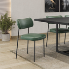 Kit 6 Cadeiras Stela Fixacourino Verde Sala De Jantar - Valli