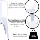 Kit 6 Cadeiras Tolix Branca