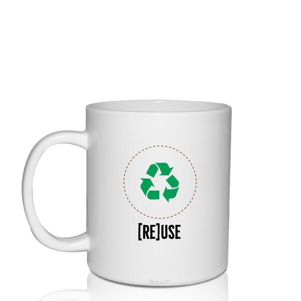 Kit 6 Canecas Eco Personalizadas Re Use