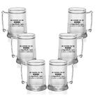 Kit 6 Canecas Gel Personalizadas Se Chorei Ou Se Sorri