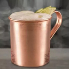 Kit 6 Canecas Lisa Moscow Mule Inox Rose Bronze Drink 250ml