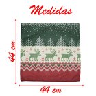 Kit 6 Capas De Almofada Natalina Decoração Natal 44x44cm