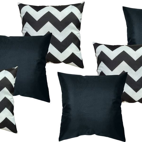 Kit 6 Capas Para Almofada Decorativa 45x45 C/ Zíper