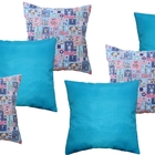 Kit 6 Capas Para Almofada Decorativa 45x45 C/ Ziper