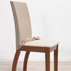 Kit 6 Capas Protetoras Cadeira Malha Gel Ajustável Avelã