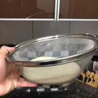 Kit 6 Cestas Escorredor Inox Premium 22cm Class Home