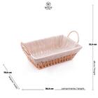 Kit 6 Cestas Porta Pão Servir 29x19cm Retangulares De Papel F