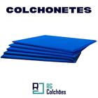 Kit 6 Colchonetes Ginástica 100x60x3 D28 Azul Rg Colchões