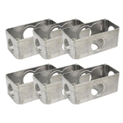 Kit 6 Condulete Multiplo Dailet Tipo X S/ Tampa 1'' Alumínio