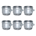 Kit 6 Conector Unid Cônico Condulete C/ Rosca 3/4" Alumínio