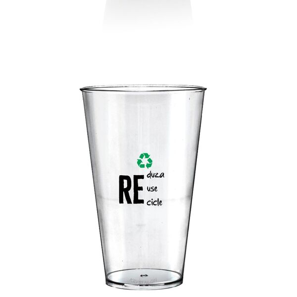 Kit 6 Copos Big Drink Eco Personalizados 3 R's