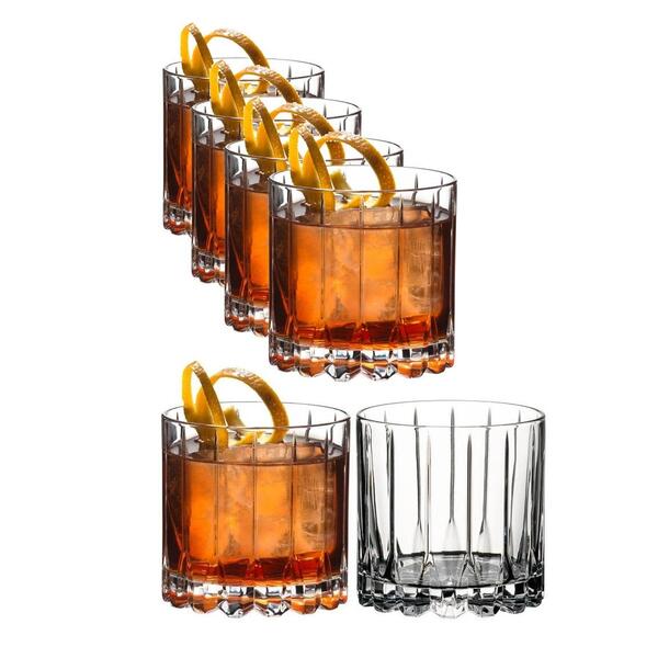 Kit 6 Copos Drink Tumbler Rocks Glass 283ml Cristal Riedel