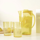 Kit 6 Copos Translucido Para Drink Bebidas Sucos De Plástico