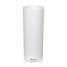 Kit 6 Copos Tubo Branco 300 Ml Acrílico Ps