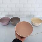 Kit 6 Cumbucas Bowl De Bambu Sortido 15x7cm Lyor Sobremesa Ce