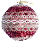 Kit 6 Decoração Bola Vermelha Natal Árvore De Natal De 75mm