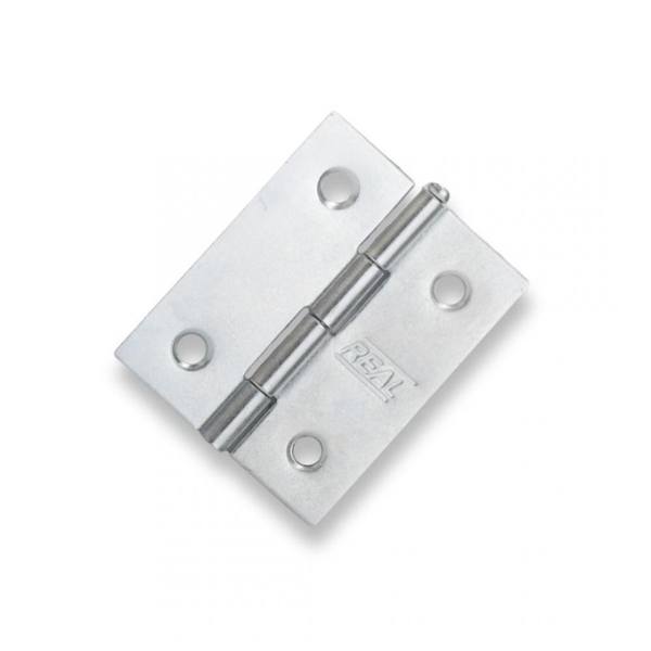 Kit 6 Dobradiça Zincada Porta / Janela Pino Solto Real 1,5"