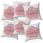 Kit 6 Enchimentos Para Almofada 45x45 Cm